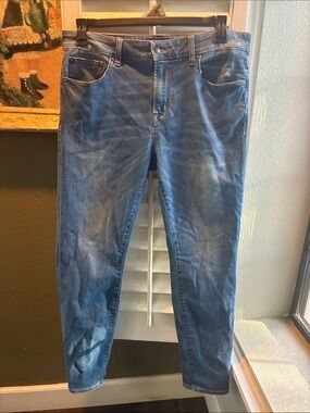 Aeropostale Blue Super Skinny Denim Jeans